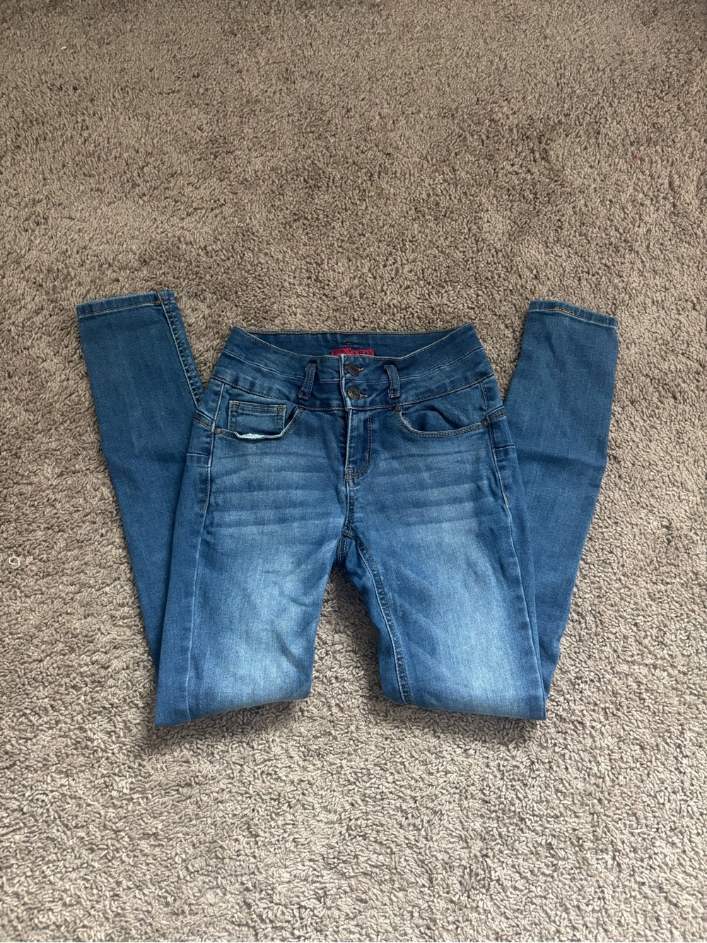 Wax Jean Women's Blue Skinny Jeans